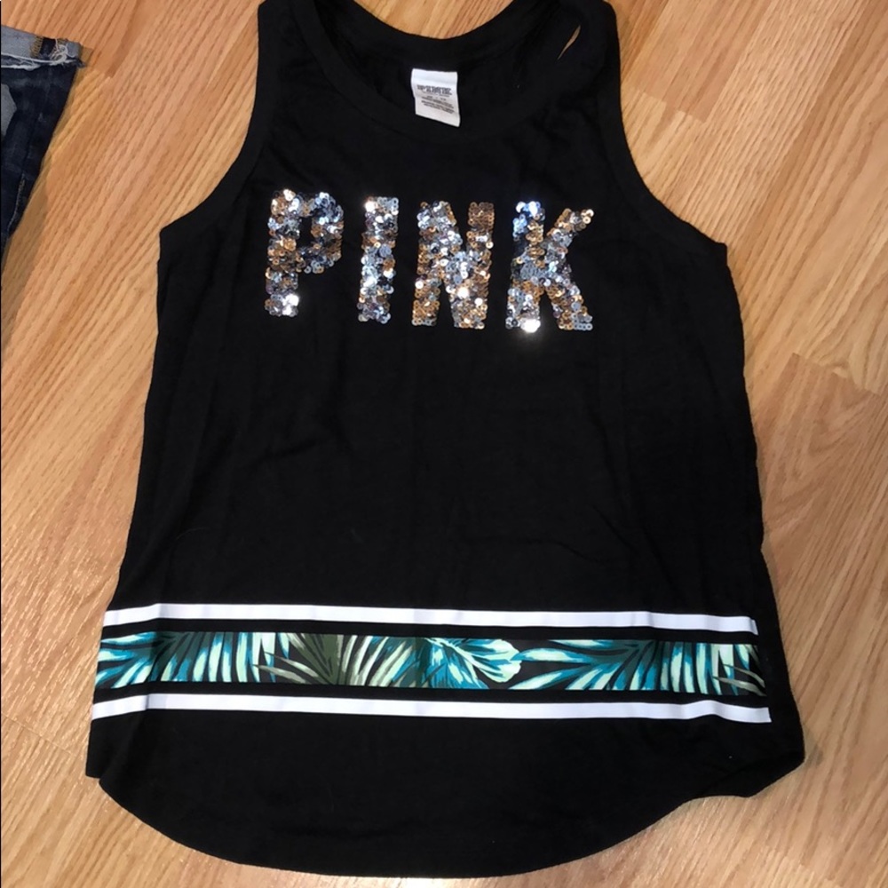 Pink thank top